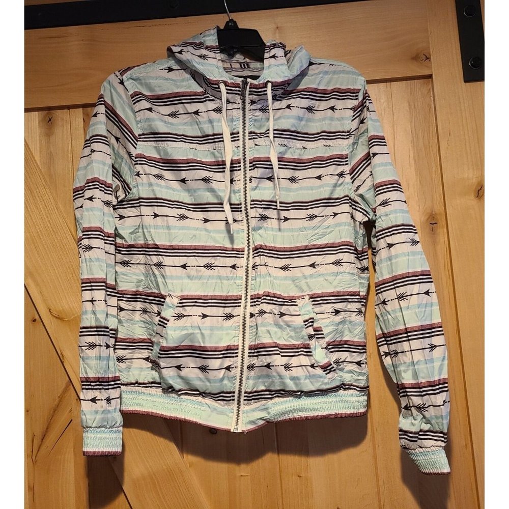 Empyre Vintage Size XL Jacket Lightweight Hoodie Zipper Windbreaker Southwestern